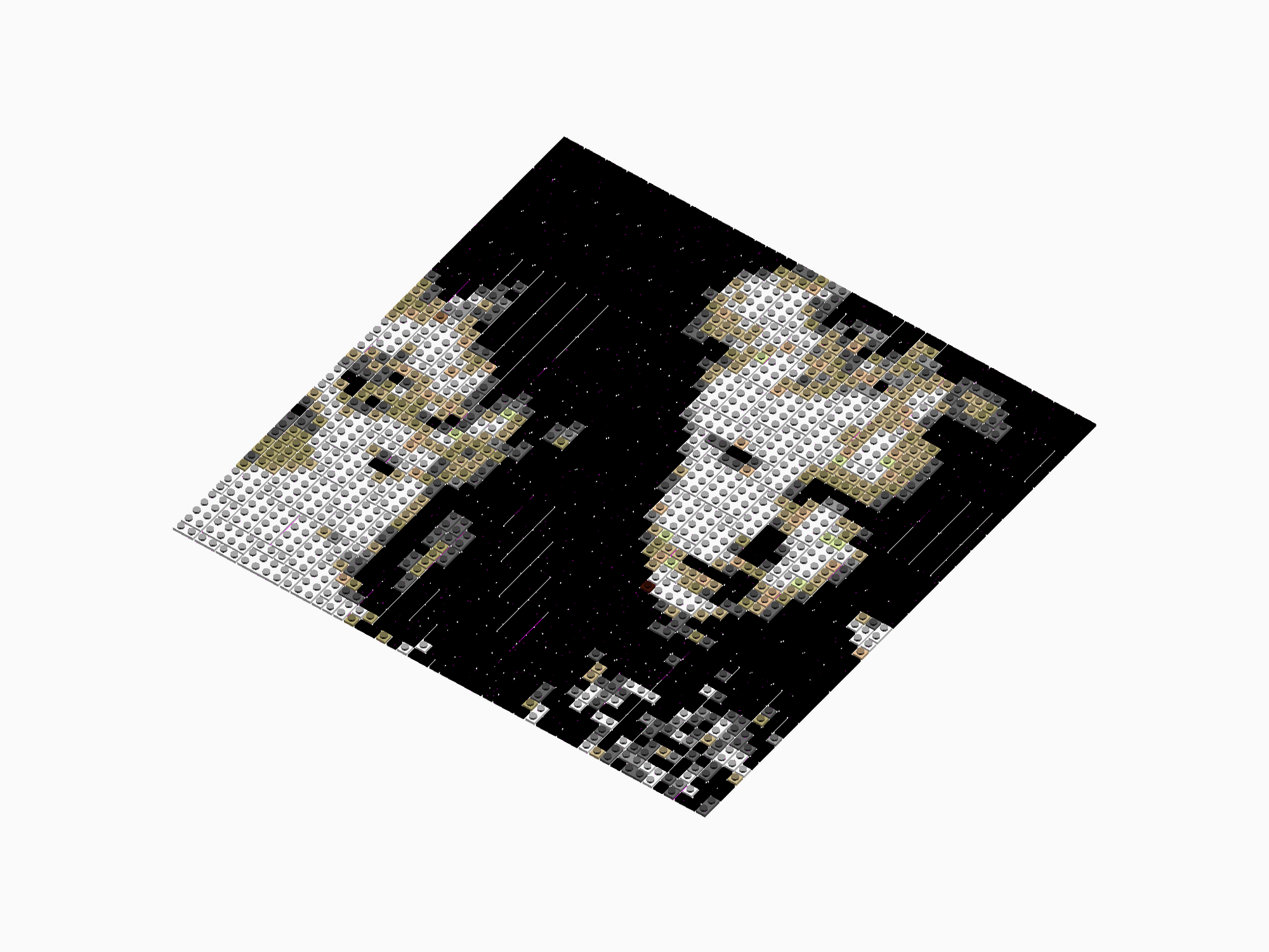 Custom Brick Mosaic