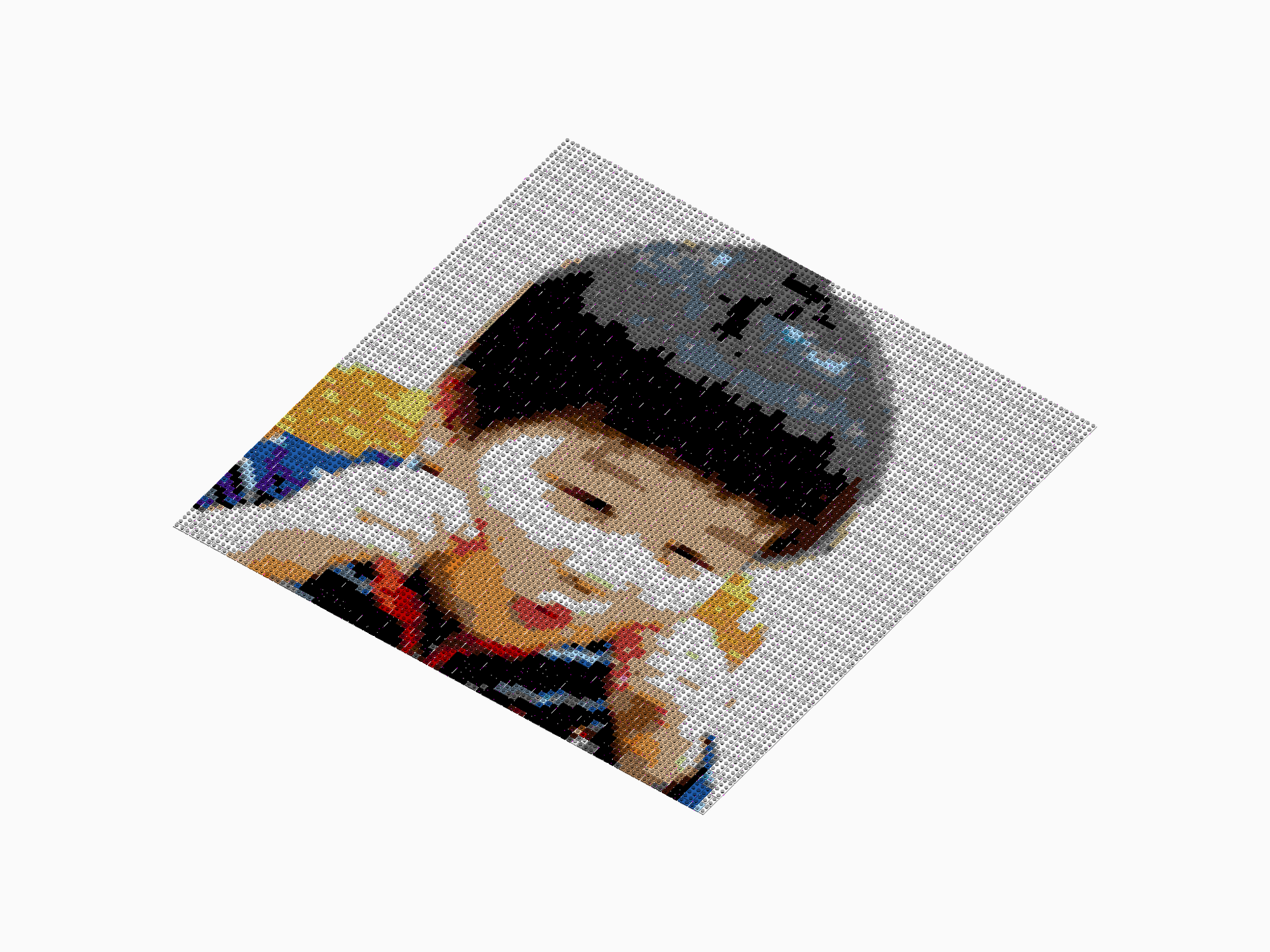 Custom Brick Mosaic