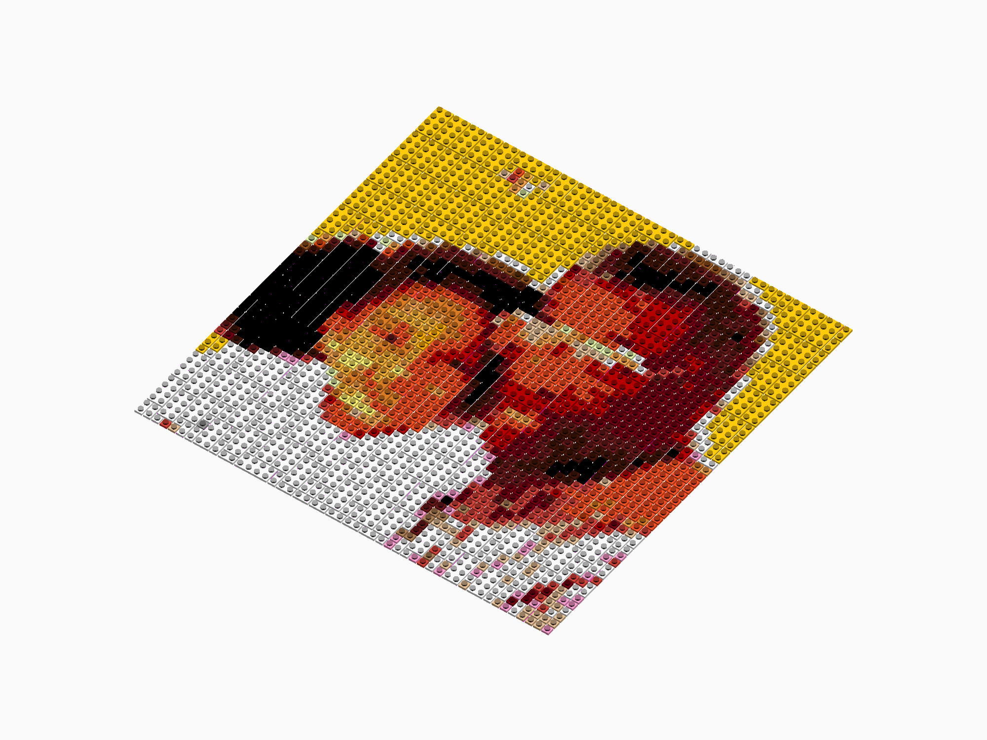 Custom Brick Mosaic