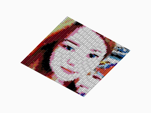 Custom Brick Mosaic
