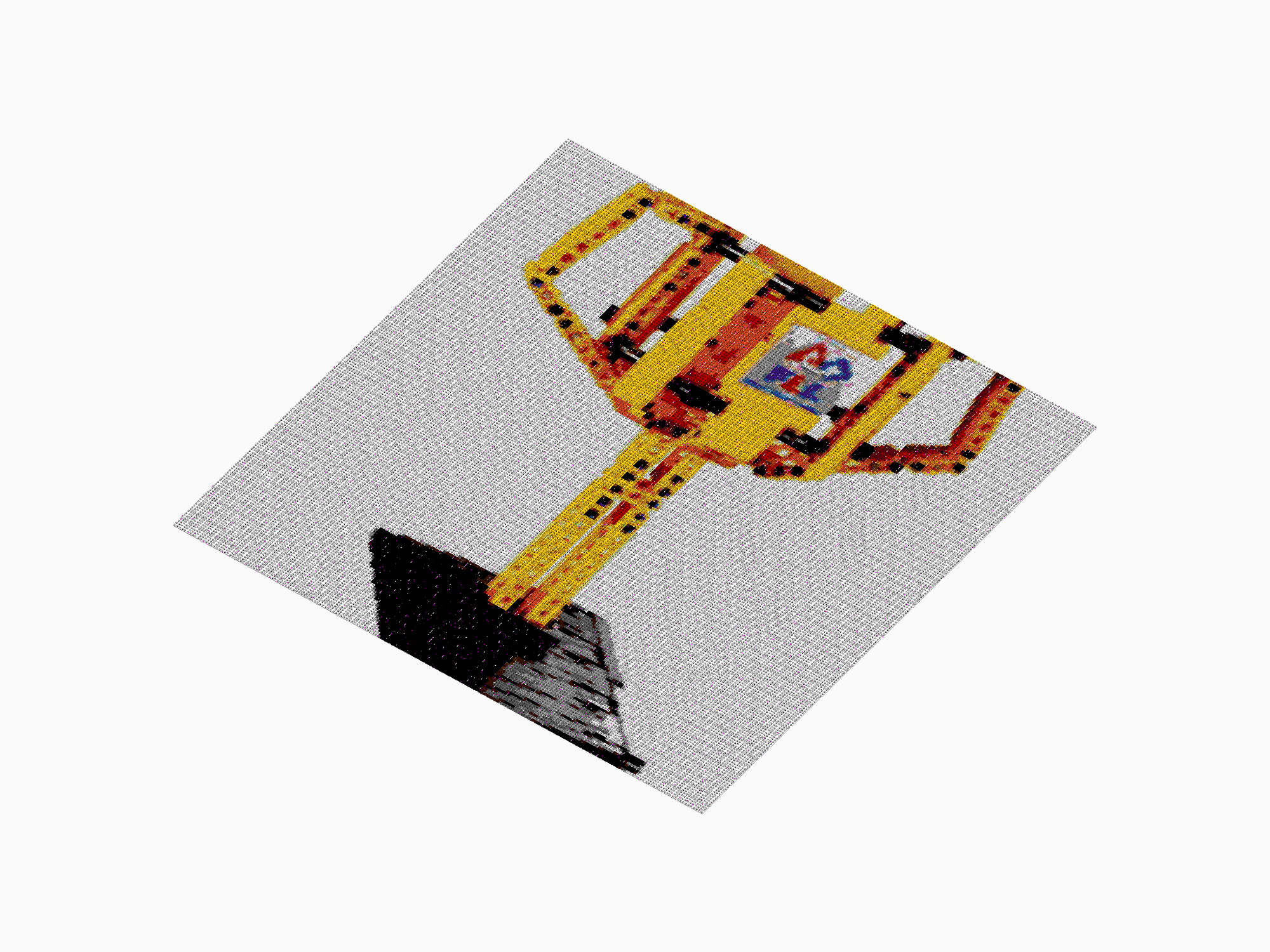 Custom Brick Mosaic