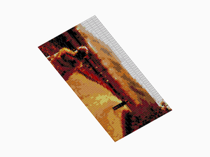 Custom Brick Mosaic