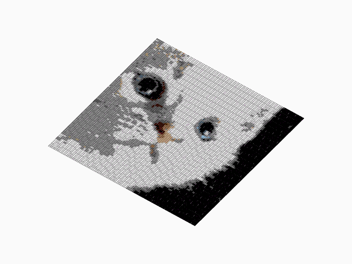 Custom Brick Mosaic