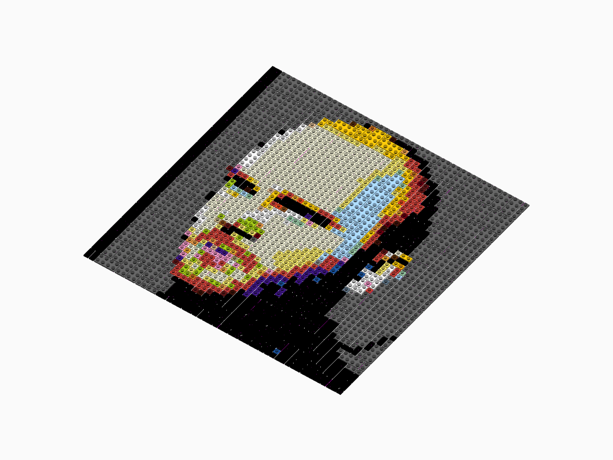 Custom Brick Mosaic