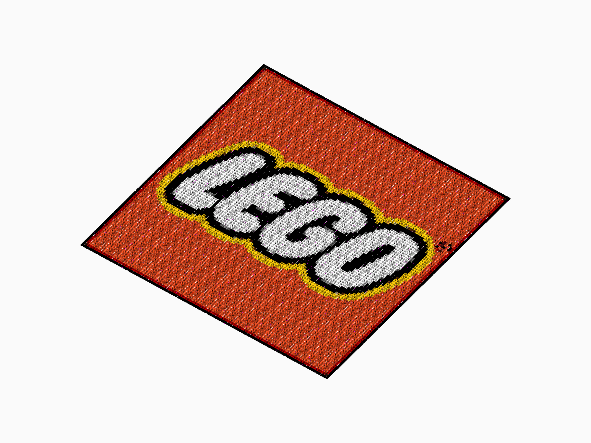 Custom Brick Mosaic