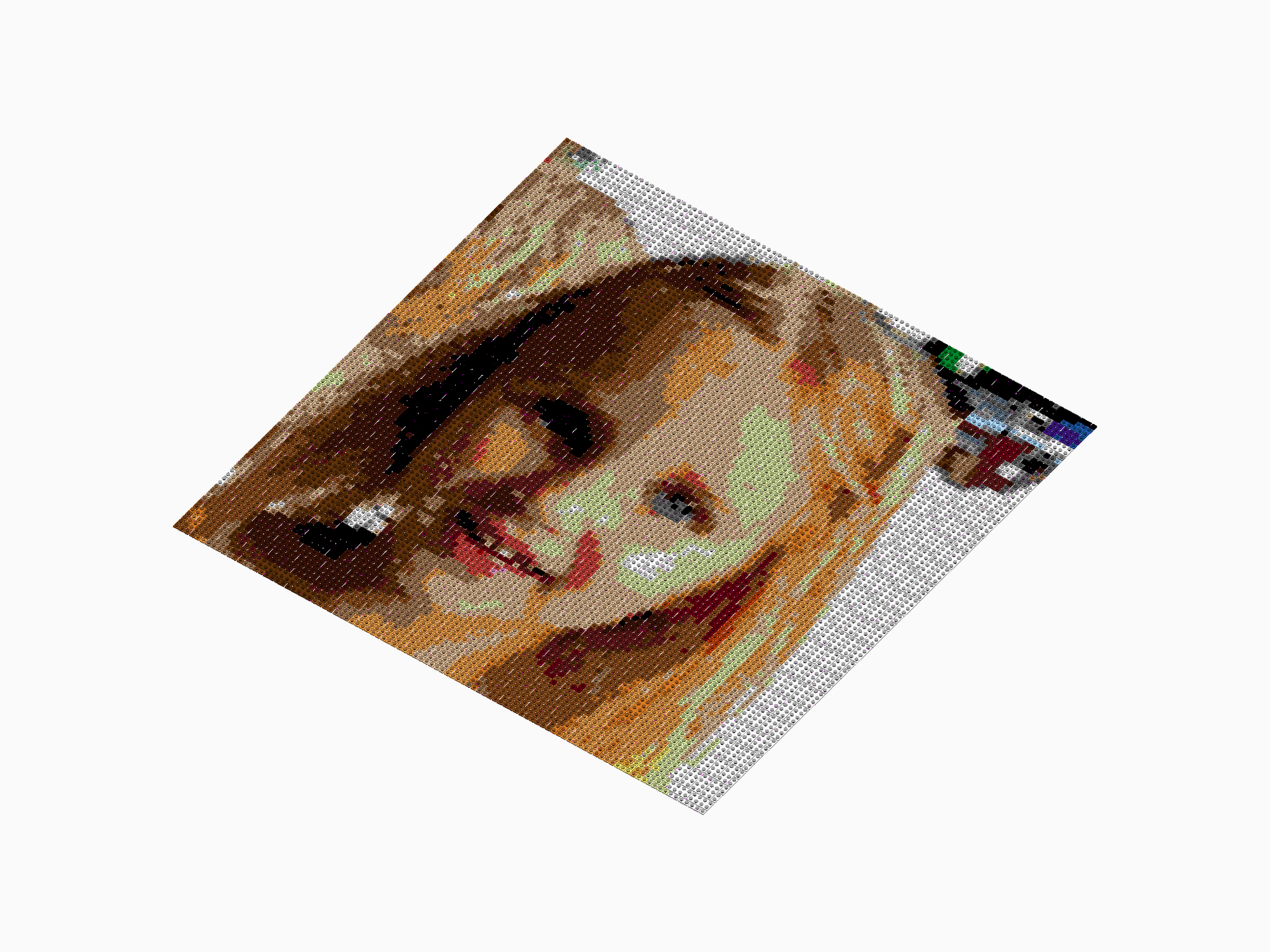 Custom Brick Mosaic