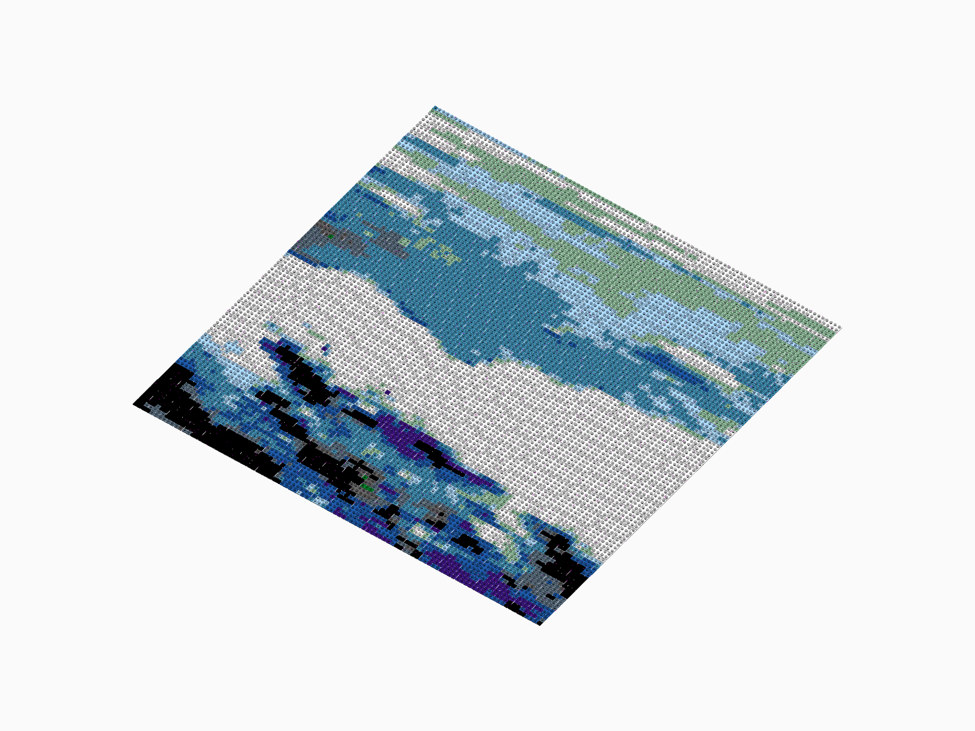 Custom Brick Mosaic