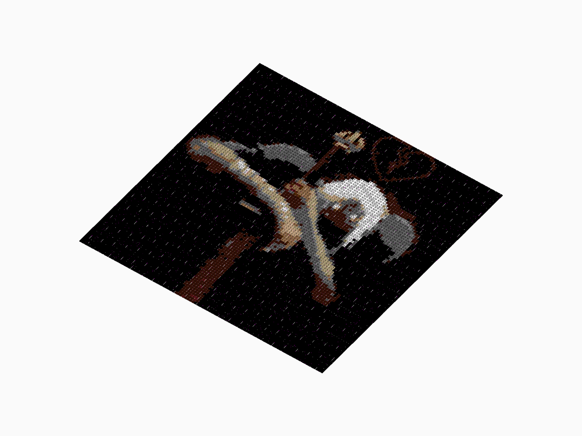 Custom Brick Mosaic
