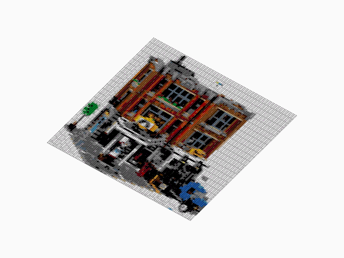 Custom Brick Mosaic