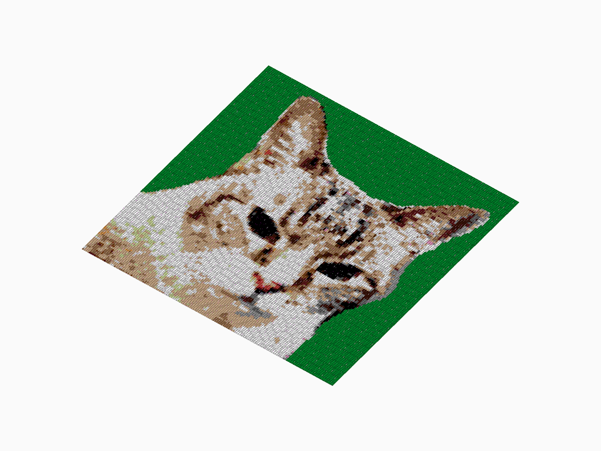 Custom Brick Mosaic