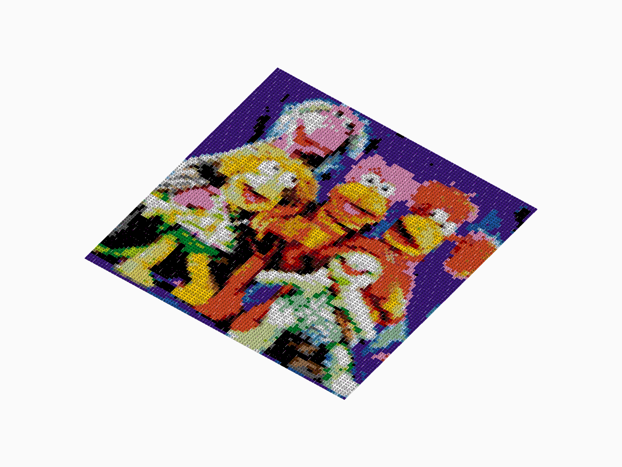 Custom Brick Mosaic