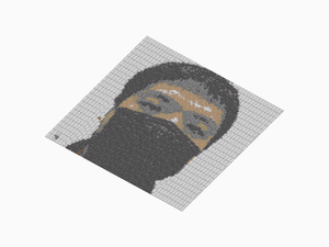 Custom Brick Mosaic
