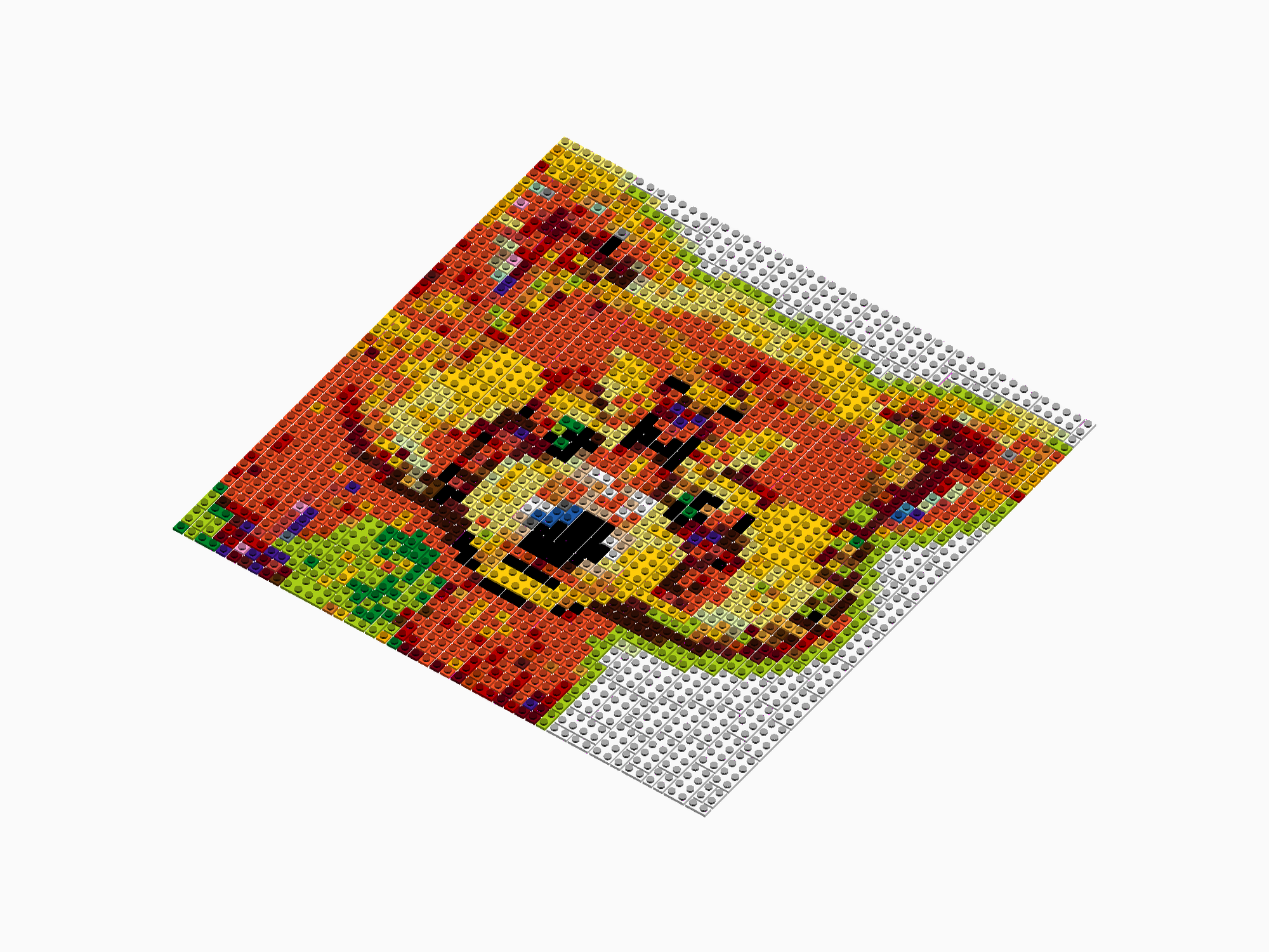 Custom Brick Mosaic
