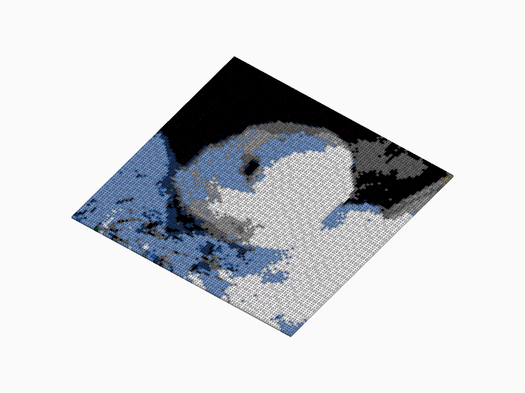Custom Brick Mosaic