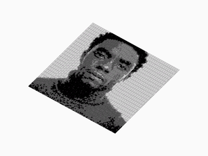 Custom Brick Mosaic
