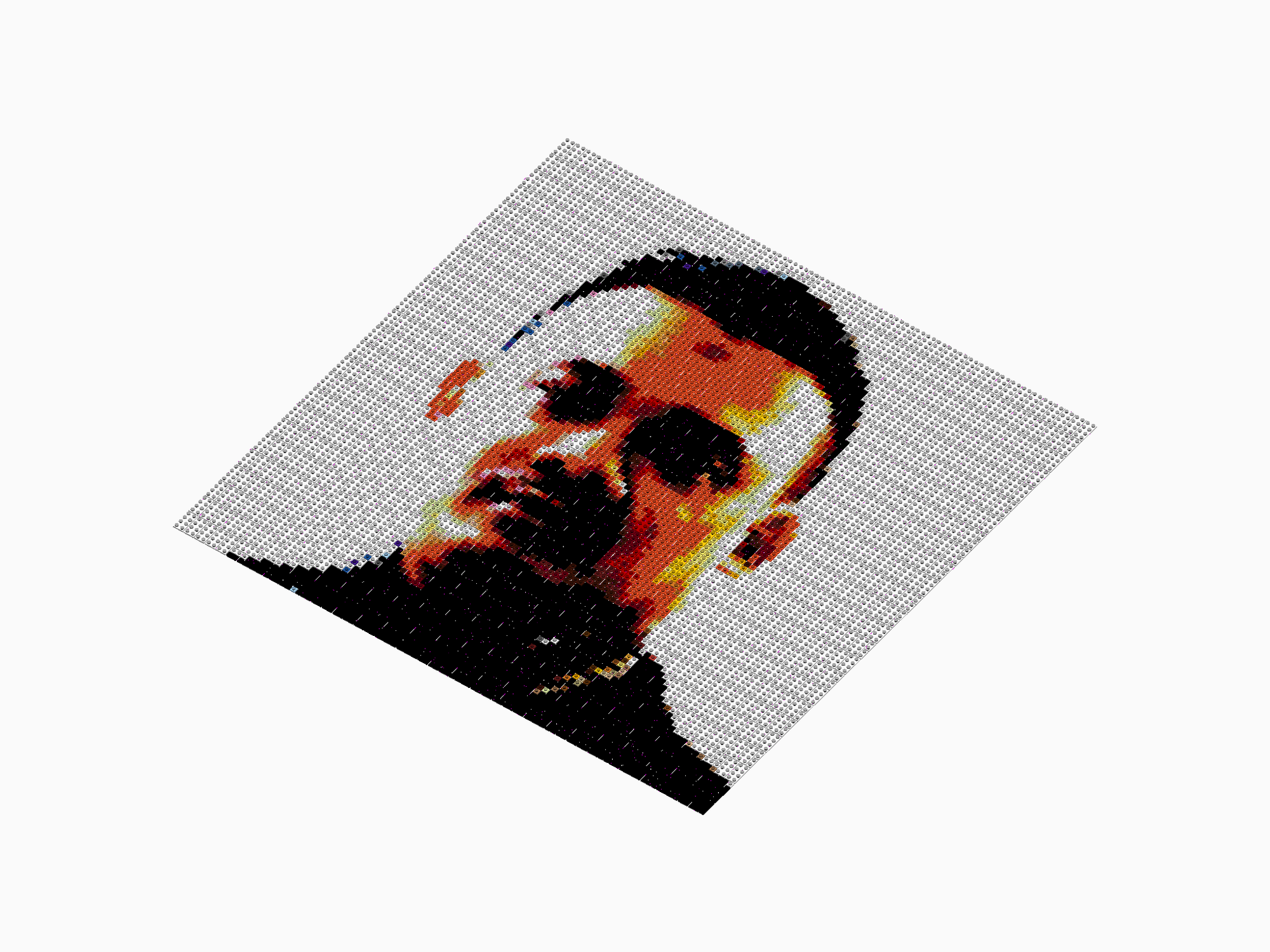 Custom Brick Mosaic