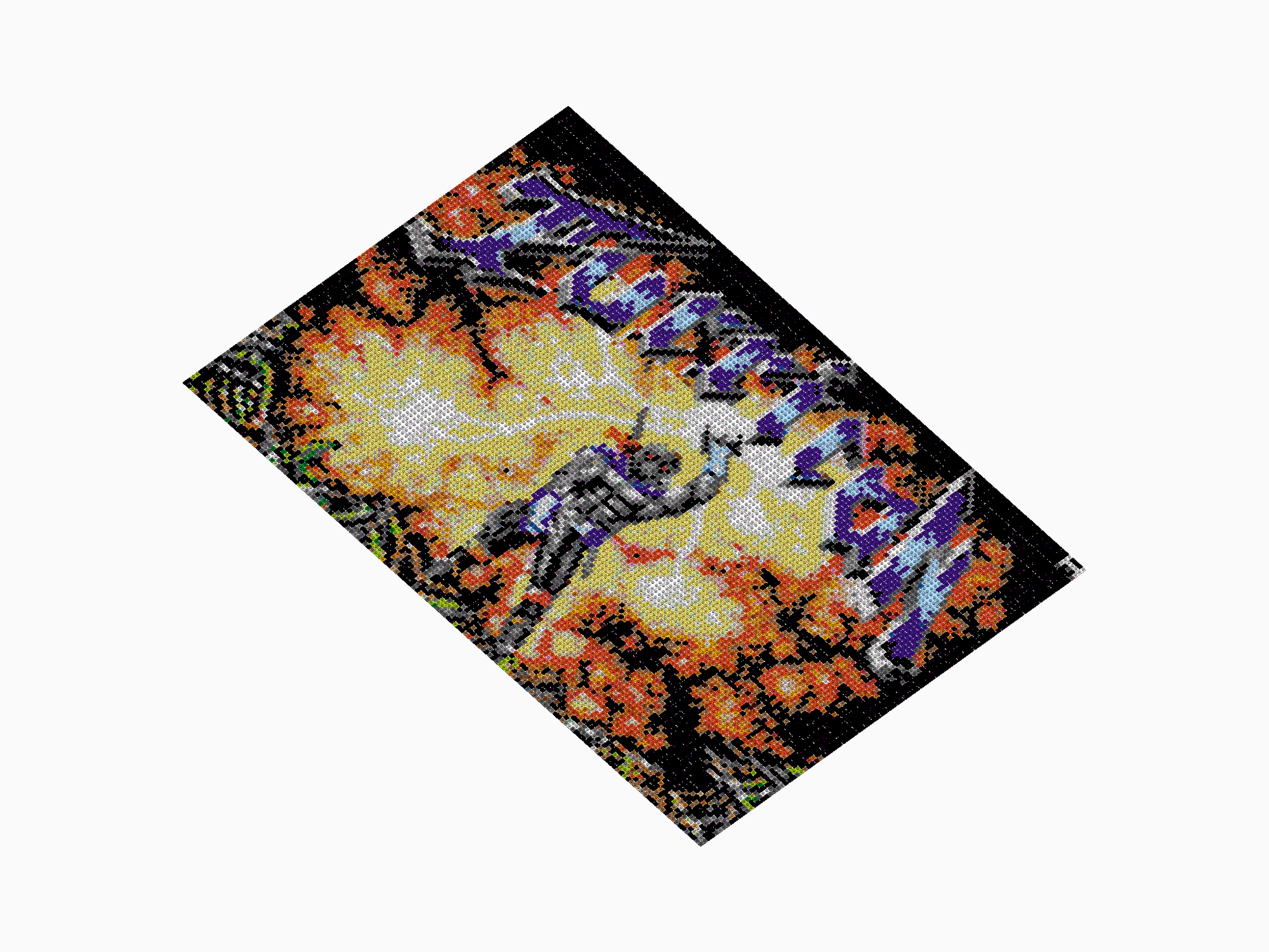 Custom Brick Mosaic