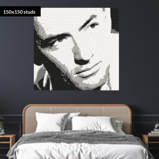 150*150studs, 120*120cm, 47.25*47.25inch