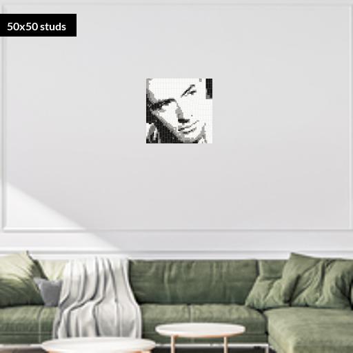 50*50studs, 40*40cm, 15.75*15.75inch