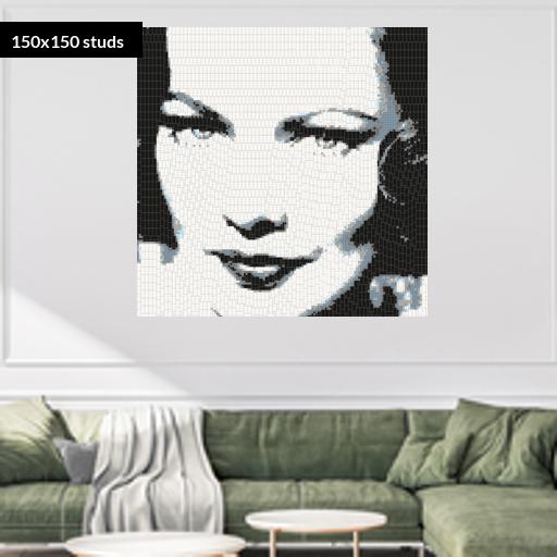 150*150studs, 120*120cm, 47.25*47.25inch