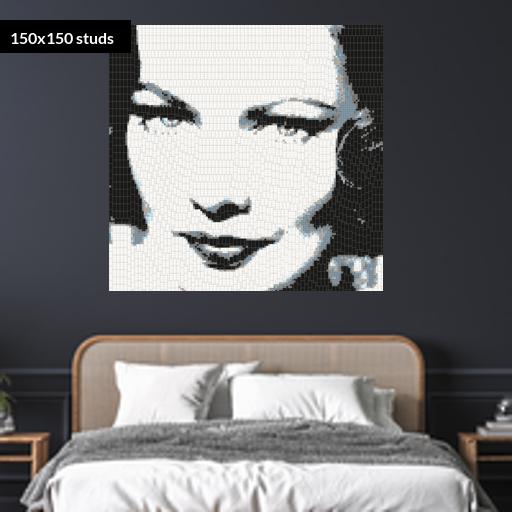 150*150studs, 120*120cm, 47.25*47.25inch