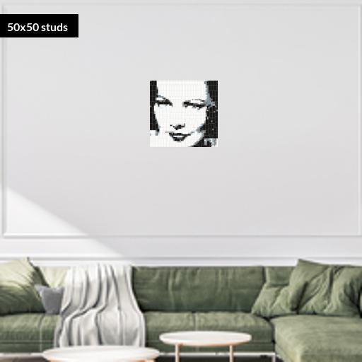 50*50studs, 40*40cm, 15.75*15.75inch