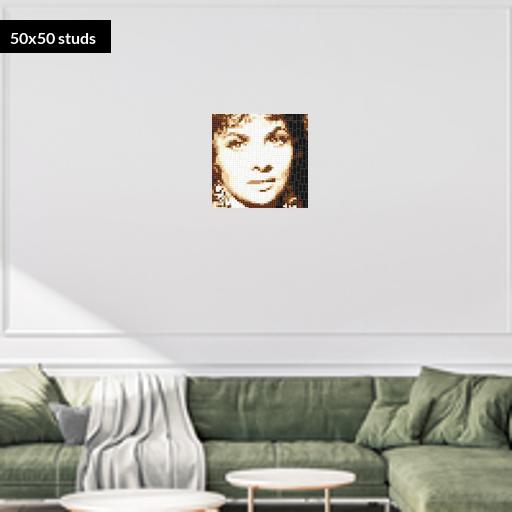 50*50studs, 40*40cm, 15.75*15.75inch