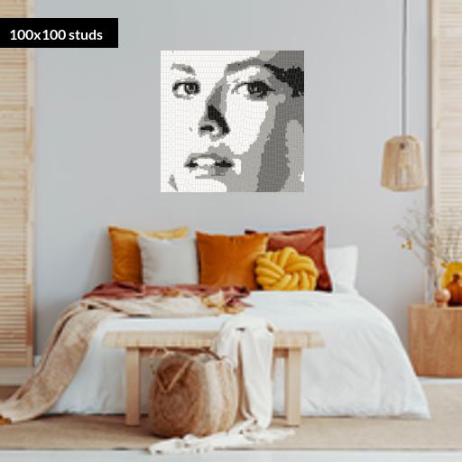 100*100studs, 80*80cm, 31.5*31.5inch