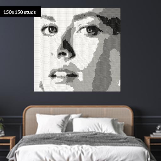 150*150studs, 120*120cm, 47.25*47.25inch