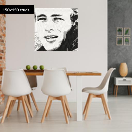 150*150studs, 120*120cm, 47.25*47.25inch