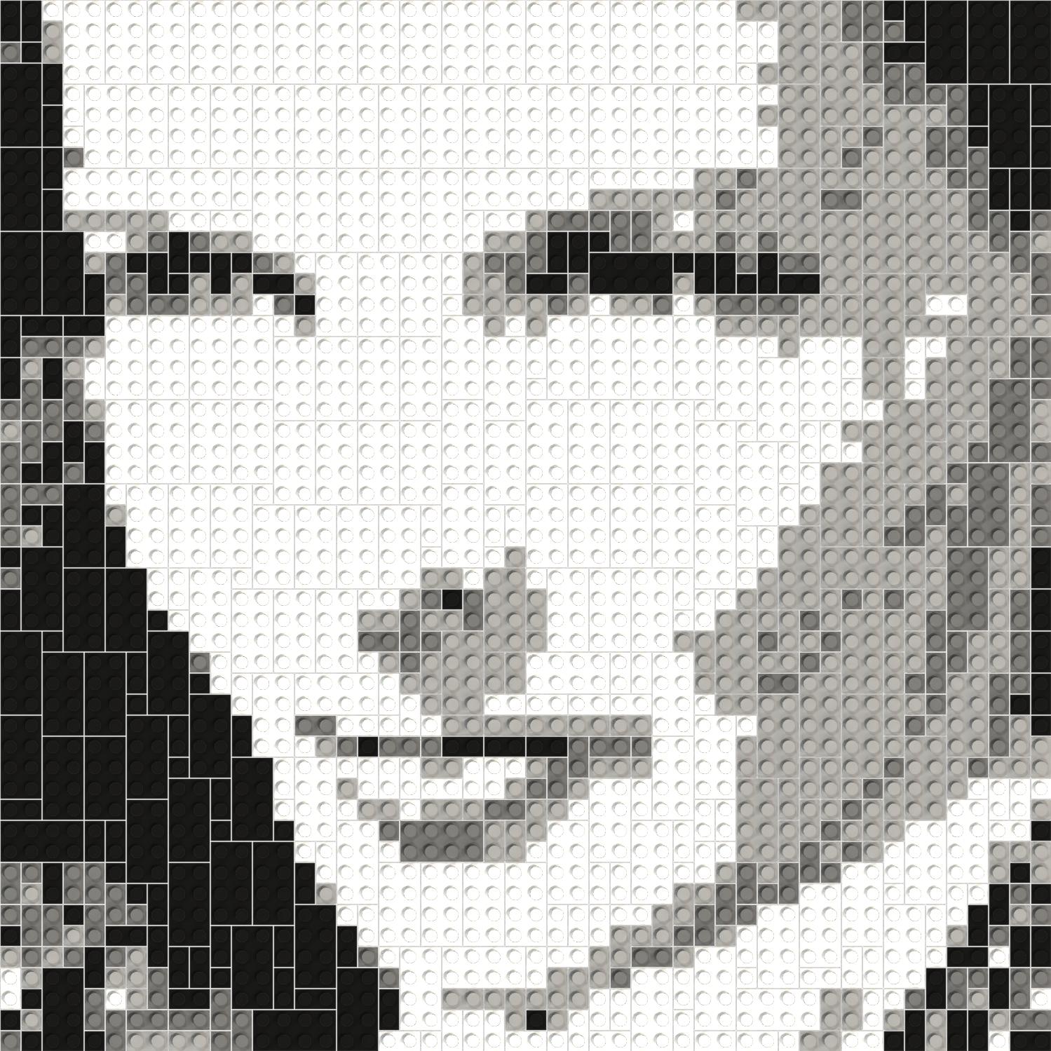 50*50studs, 40*40cm, 15.75*15.75inch