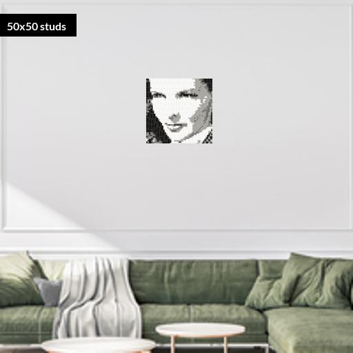 50*50studs, 40*40cm, 15.75*15.75inch