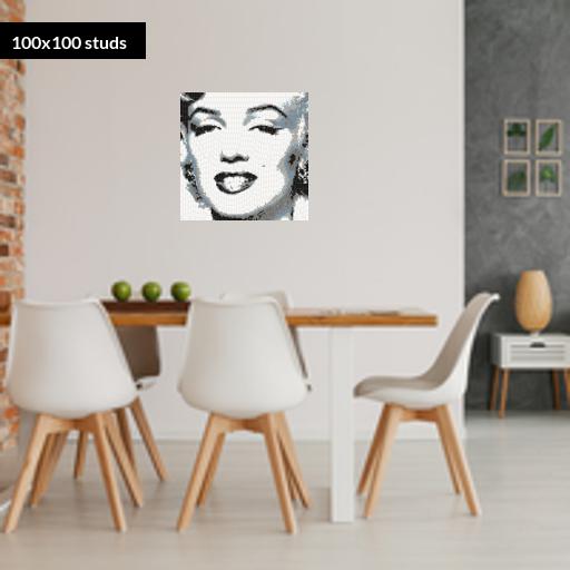 100*100studs, 80*80cm, 31.5*31.5inch