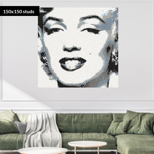 150*150studs, 120*120cm, 47.25*47.25inch
