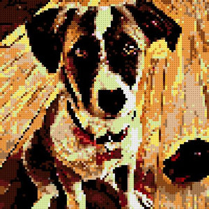 Custom Brick Mosaic