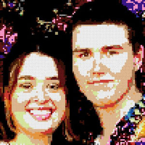 Custom Brick Mosaic