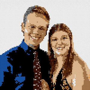 Custom Brick Mosaic