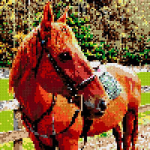 Custom Brick Mosaic