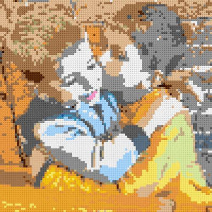 Custom Brick Mosaic