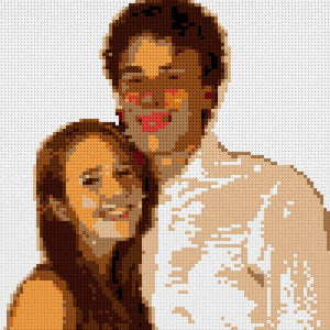 Custom Brick Mosaic