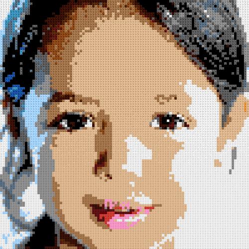 Custom Brick Mosaic