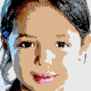 Custom Brick Mosaic