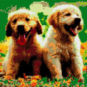 Custom Brick Mosaic