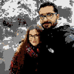 Custom Brick Mosaic