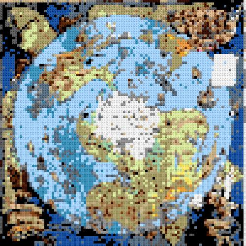 Custom Brick Mosaic