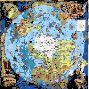 Custom Brick Mosaic