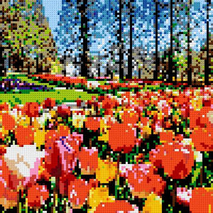 Custom Brick Mosaic