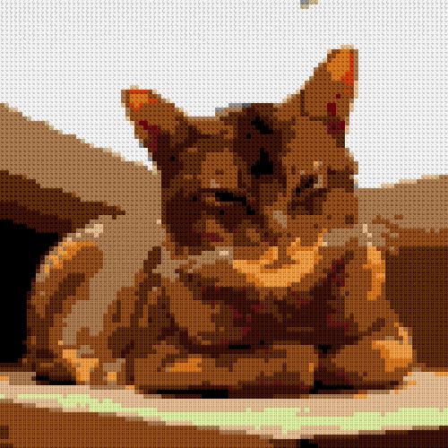 Custom Brick Mosaic
