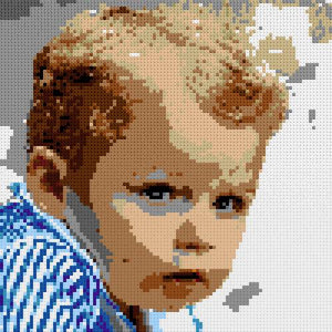 Custom Brick Mosaic