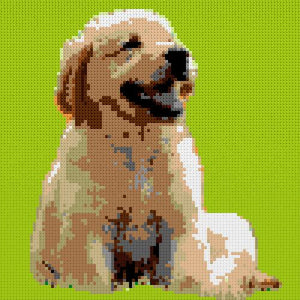 Relief Brick Mosaic - 100 x 100 studs